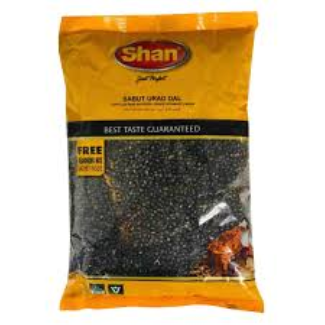 SHAN SABUT URAD DAL(WHOLE BLACK)500G+FREE SNG MIX